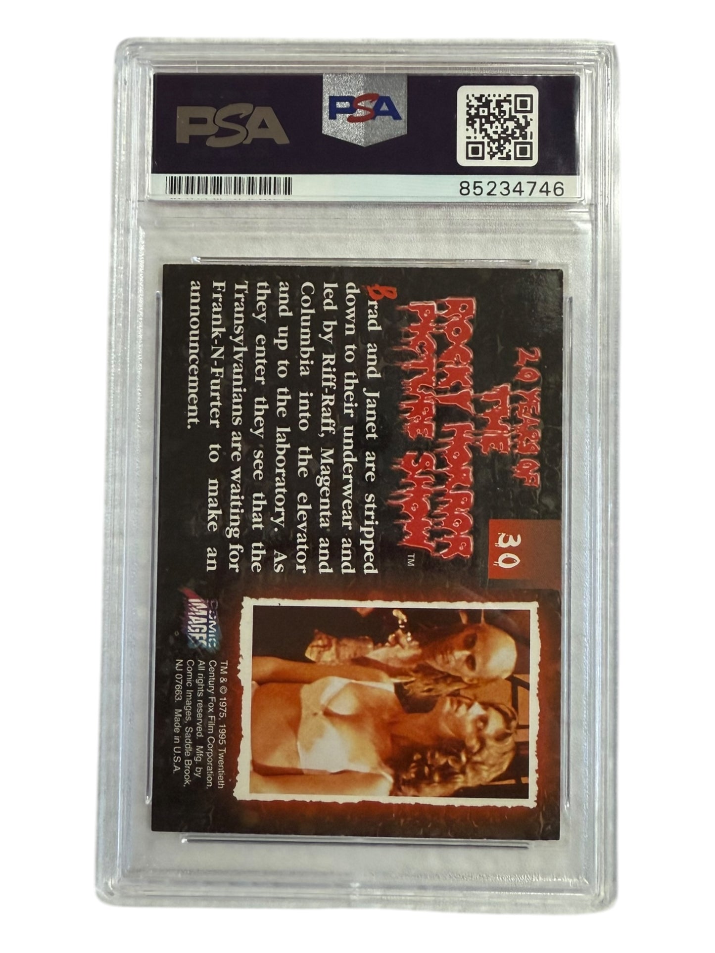 Susan Sarandon signed RHPS Trading Card PSA/DNA Encap #30 (9)