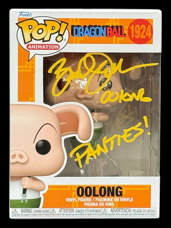 Brad Jackson signed Oolong Dragon Ball Funko Pop! - "PANTIES!"