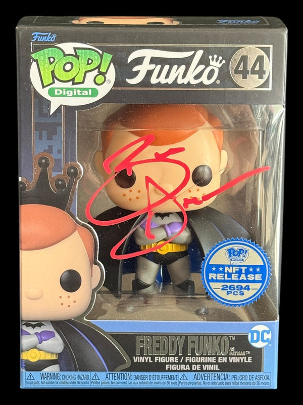 Ben Affleck signed Freddy Funko as Batman NFT Funko Pop!