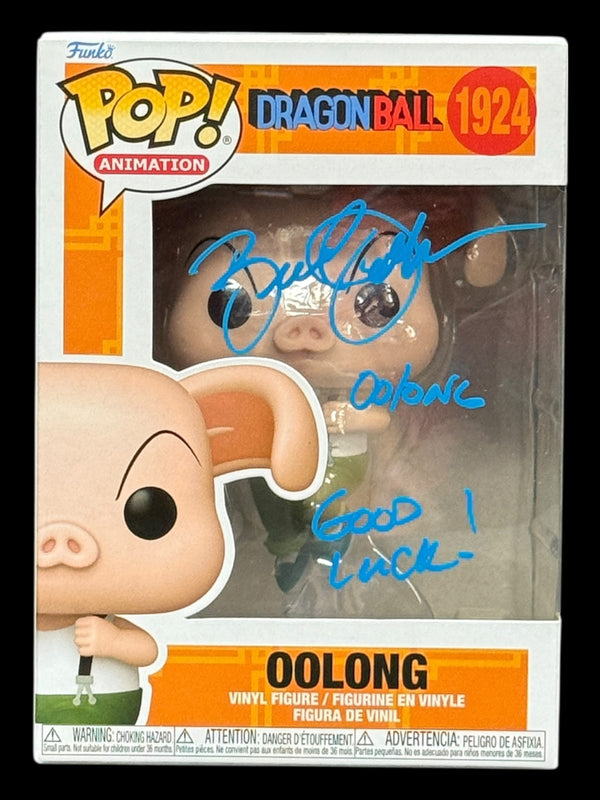 Brad Jackson signed Oolong Dragon Ball Funko Pop! - "Good Luck!"