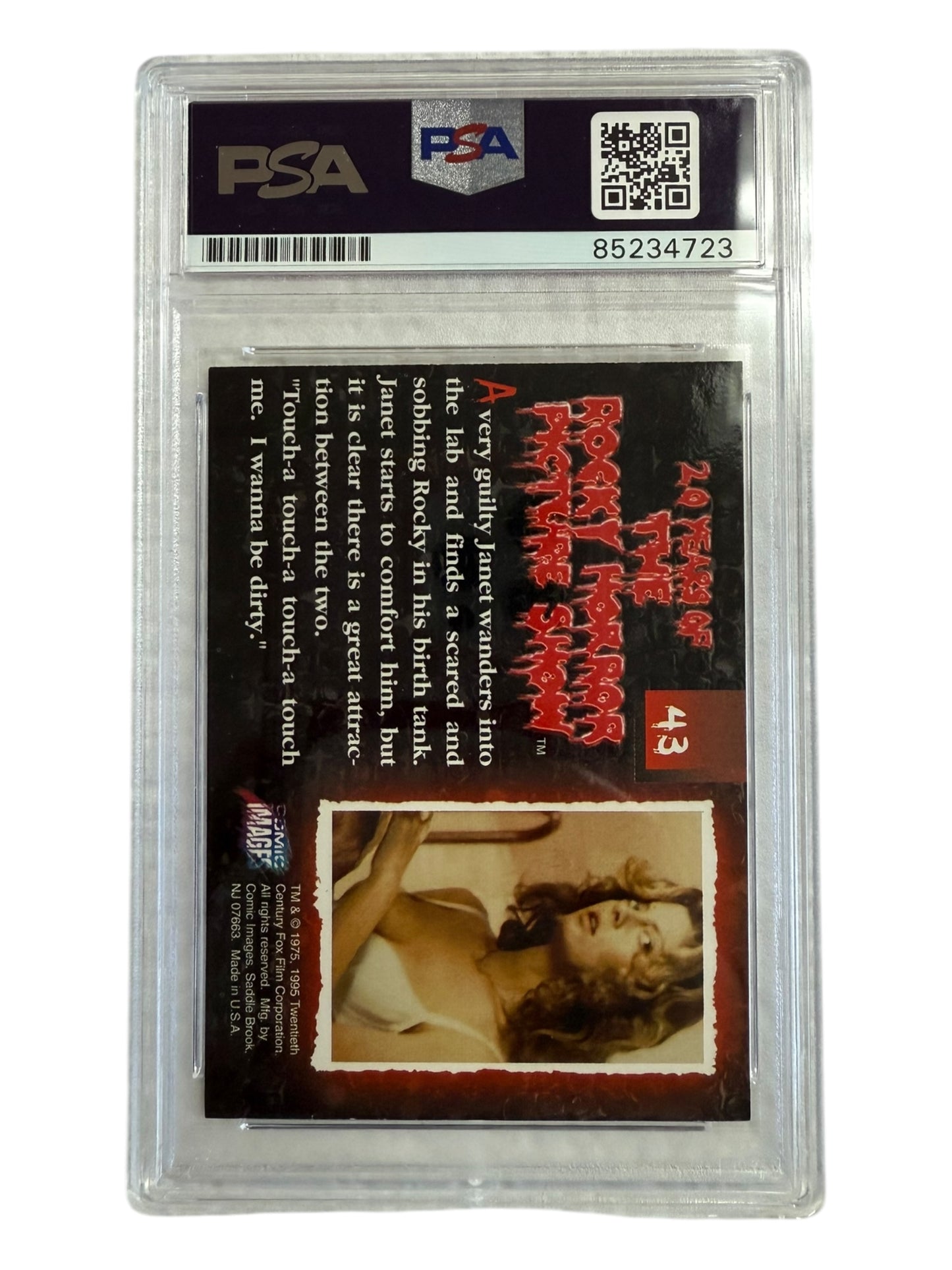 Susan Sarandon signed RHPS Trading Card PSA/DNA Encap #43 (12)