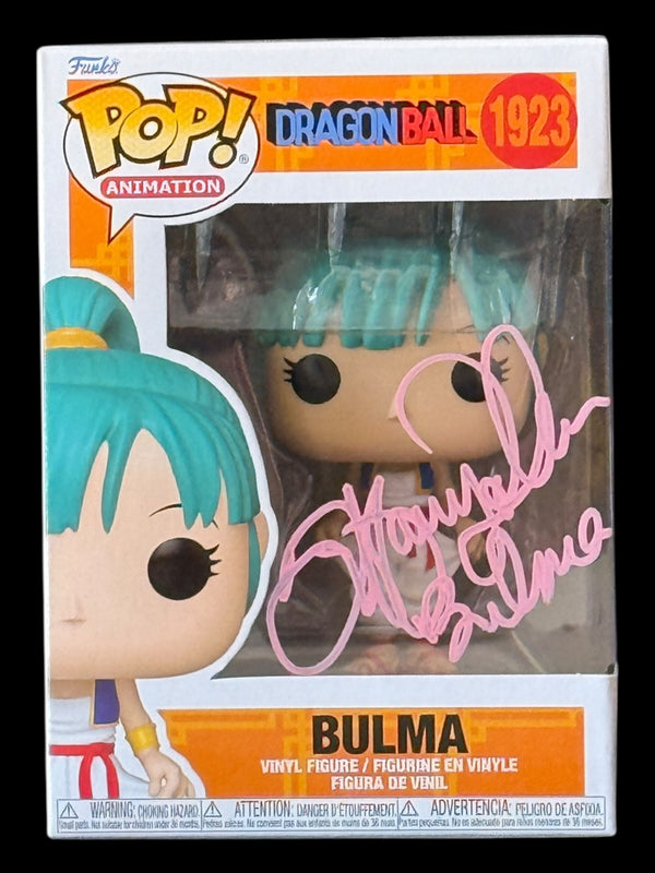 Tiffany Vollmer signed Bulma Dragon Ball Funko Pop! - Pink