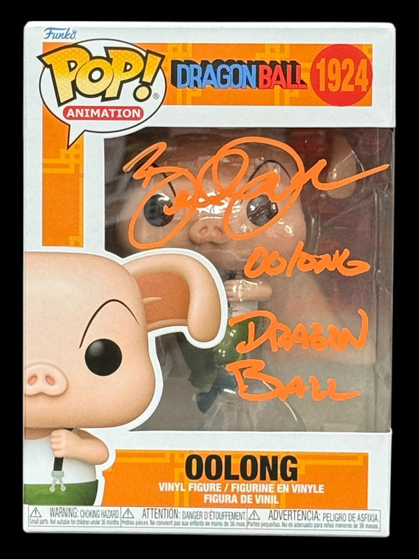 Brad Jackson signed Oolong Dragon Ball Funko Pop! - "Dragon Ball"