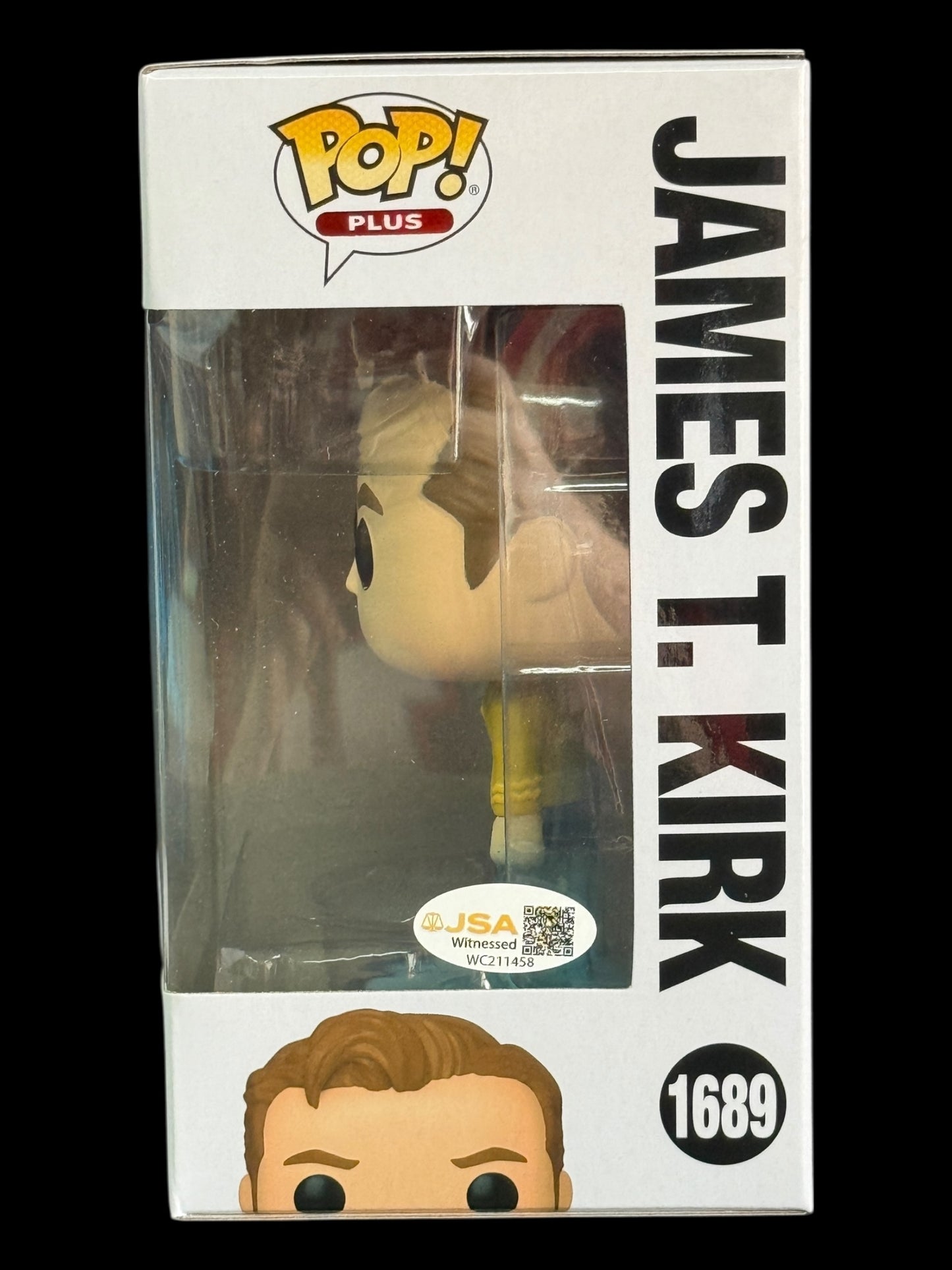 William Shatner signed Star Trek James T. Kirk Glitter Funko Pop!