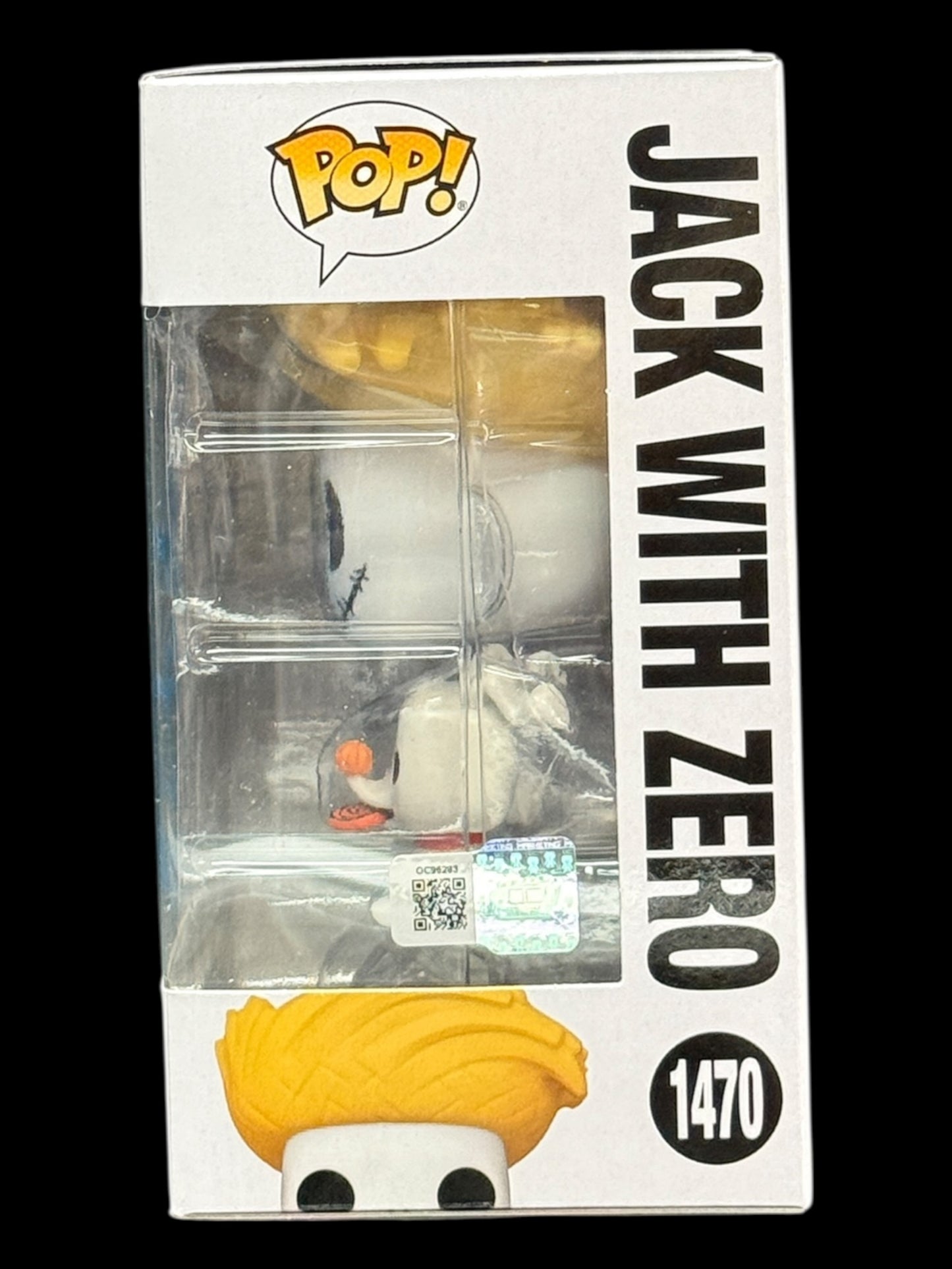 Chris Sarandon Signed Jack with Zero Disney's The Nightmare Before Christmas Funko Pop!