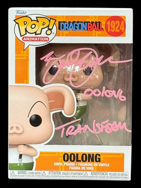 Brad Jackson signed Oolong Dragon Ball Funko Pop! - "Transform"