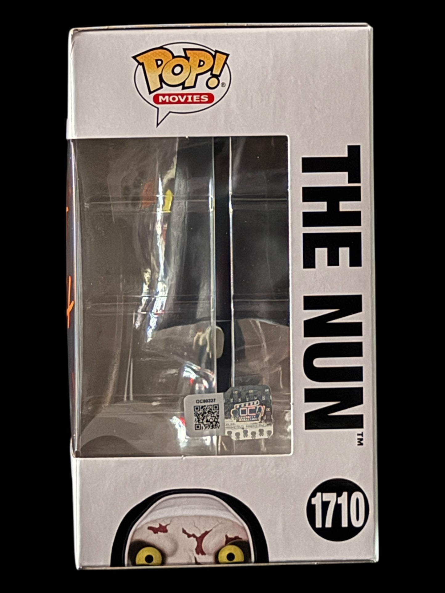 Bonnie Aarons signed The Nun Funko Pop! - Orange
