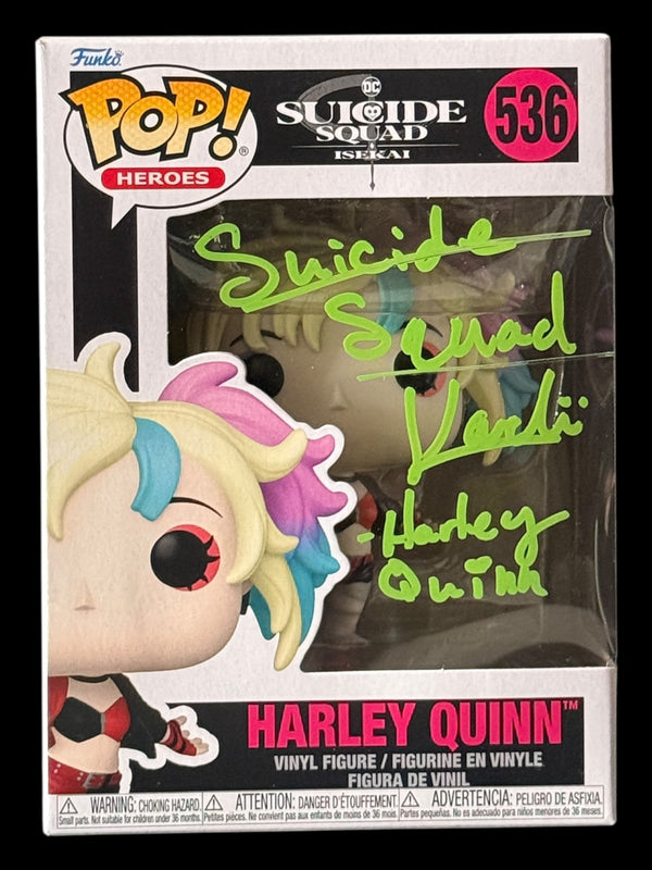 Karlii Hoch signed Harley Quinn Suicide Squad Isekai Funko Pop! - "Suicide Squad"