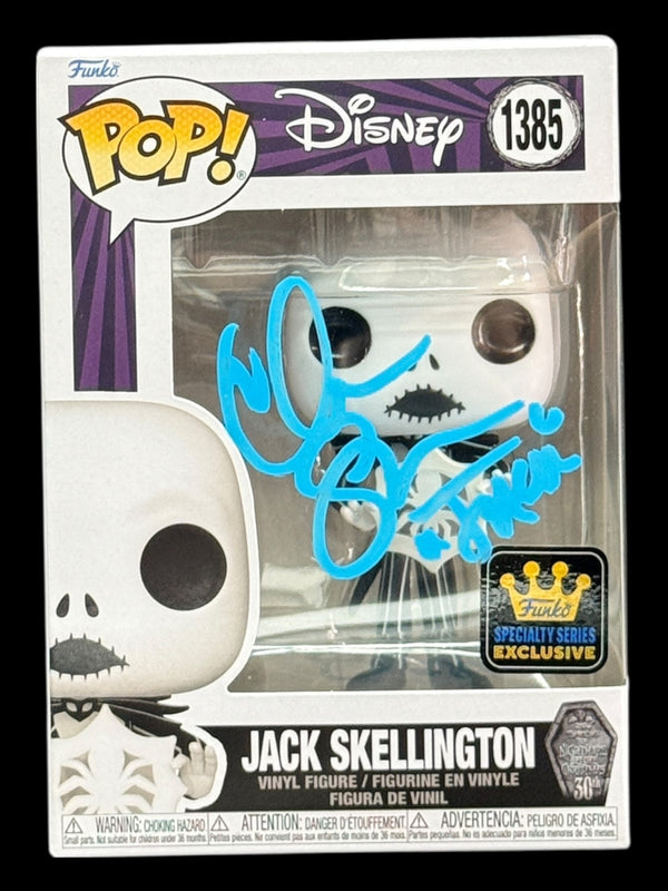 Chris Sarandon Signed Specialty Series Exclusive Jack Skellington Disney Funko Pop!