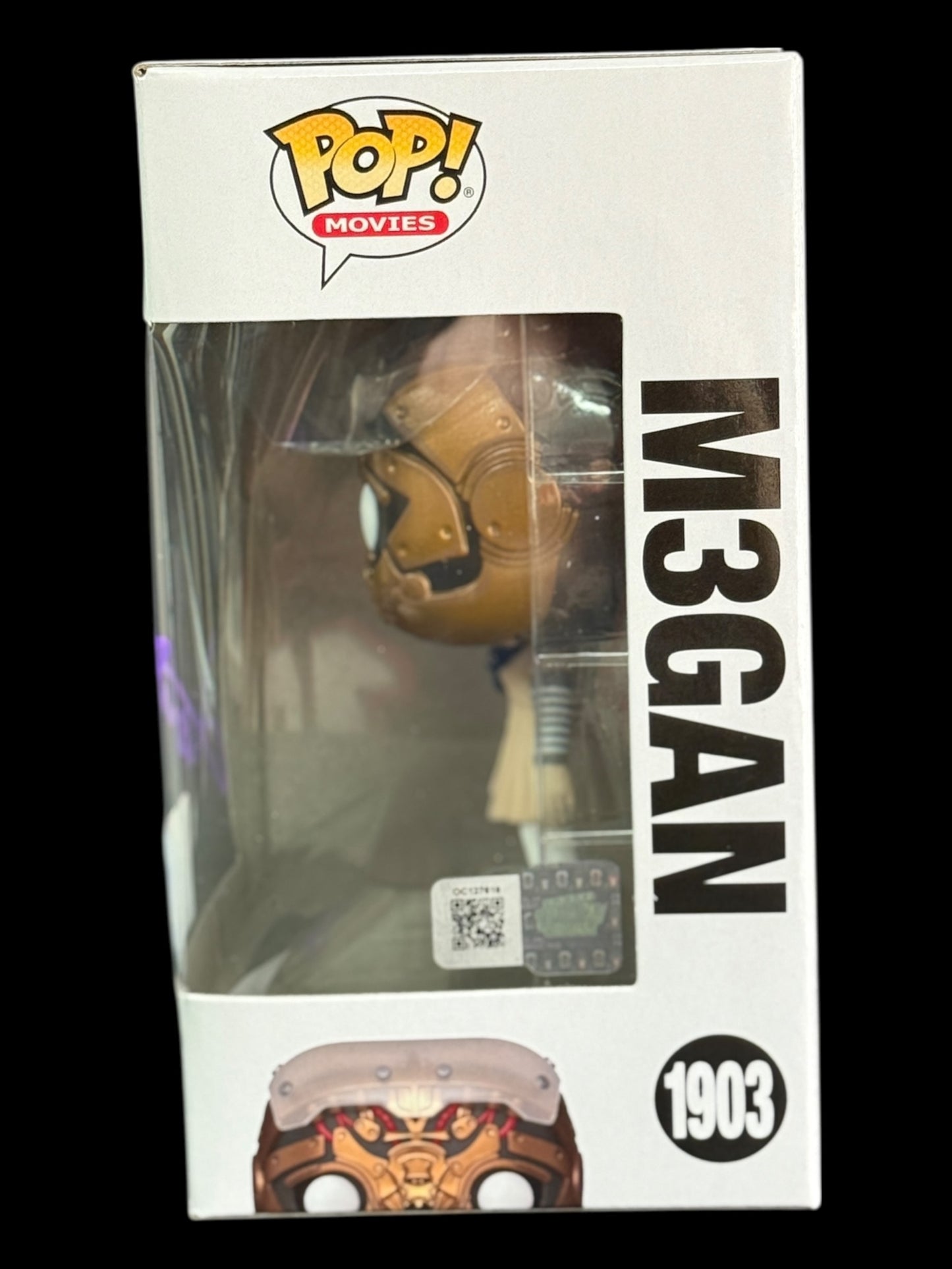 Amie Donald signed Funko Special Edition M3GAN Funko Pop! - Purple