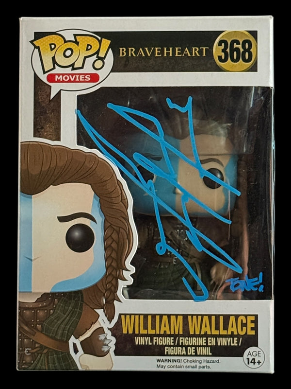 Mel Gibson signed William Wallace Braveheart Funko Pop! - TONE