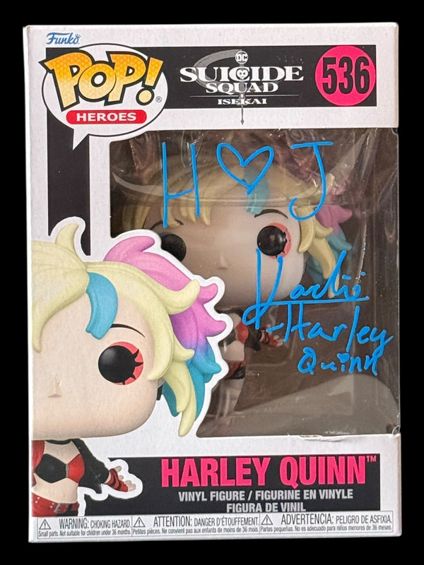 Karlii Hoch signed Harley Quinn Suicide Squad Isekai Funko Pop! - "H ❤️ J"