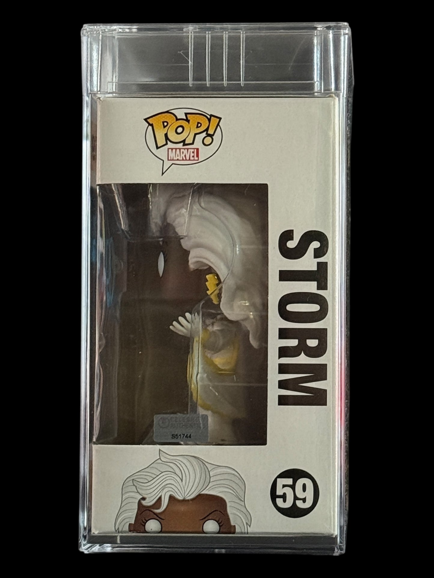 Halle Berry signed PSA Encap. Marvel Storm Funko Pop!