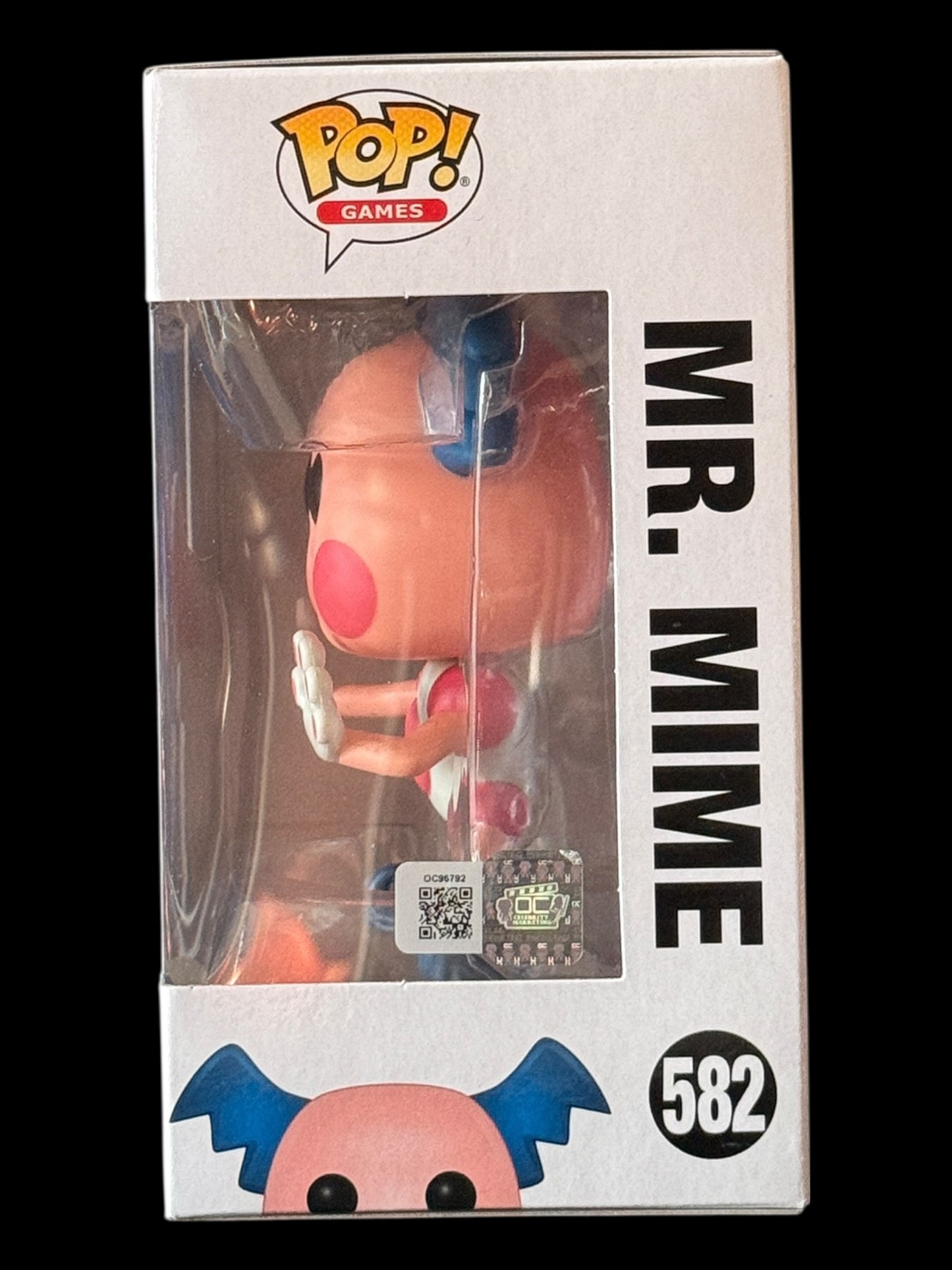 Michele Knotz signed Mr. Mime Pokémon Funko Pop! - Blue