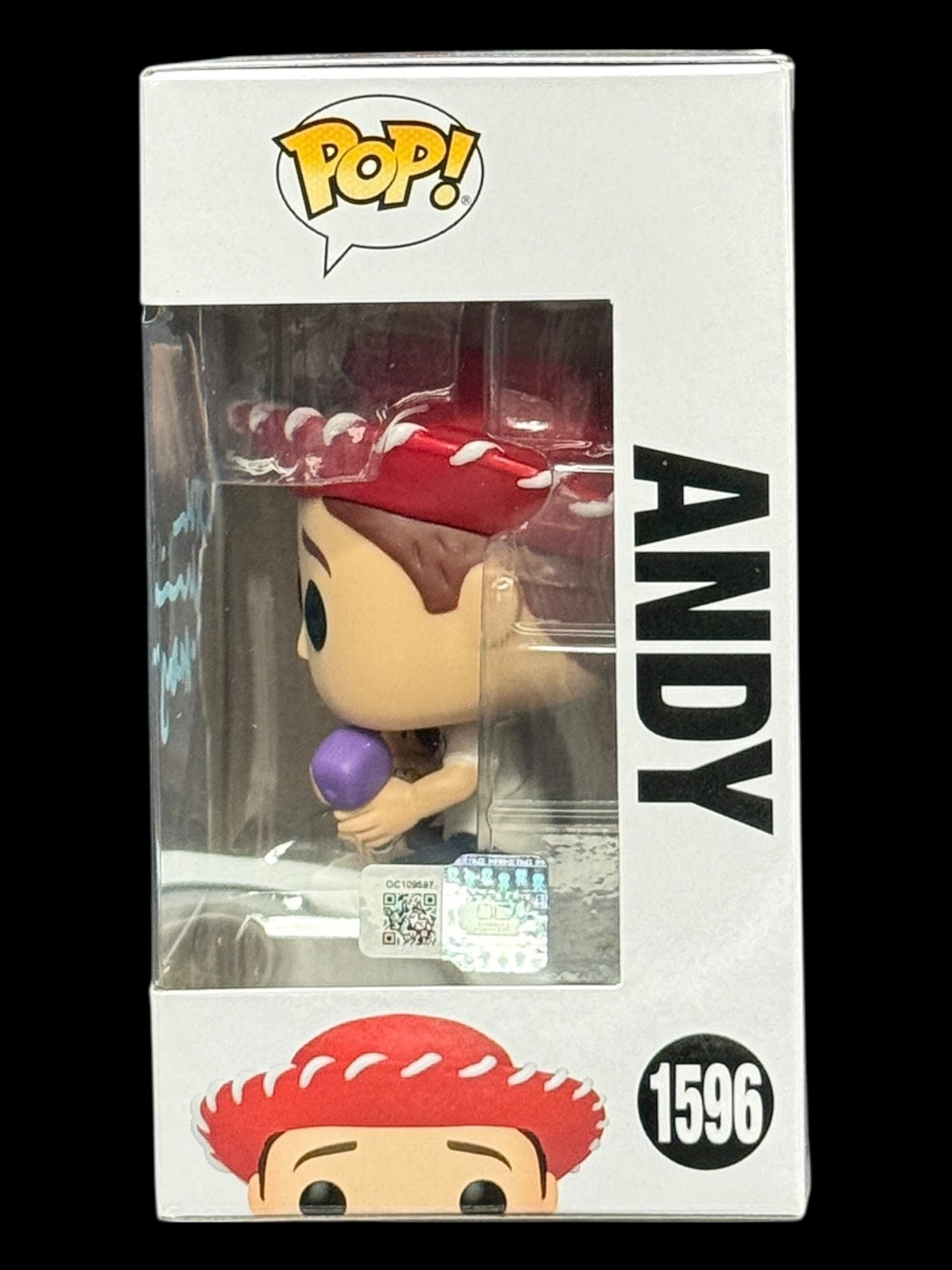 John Morris signed Disney Pixar Toy Story 30 Years and Beyond Andy Funko Pop! - Light Blue