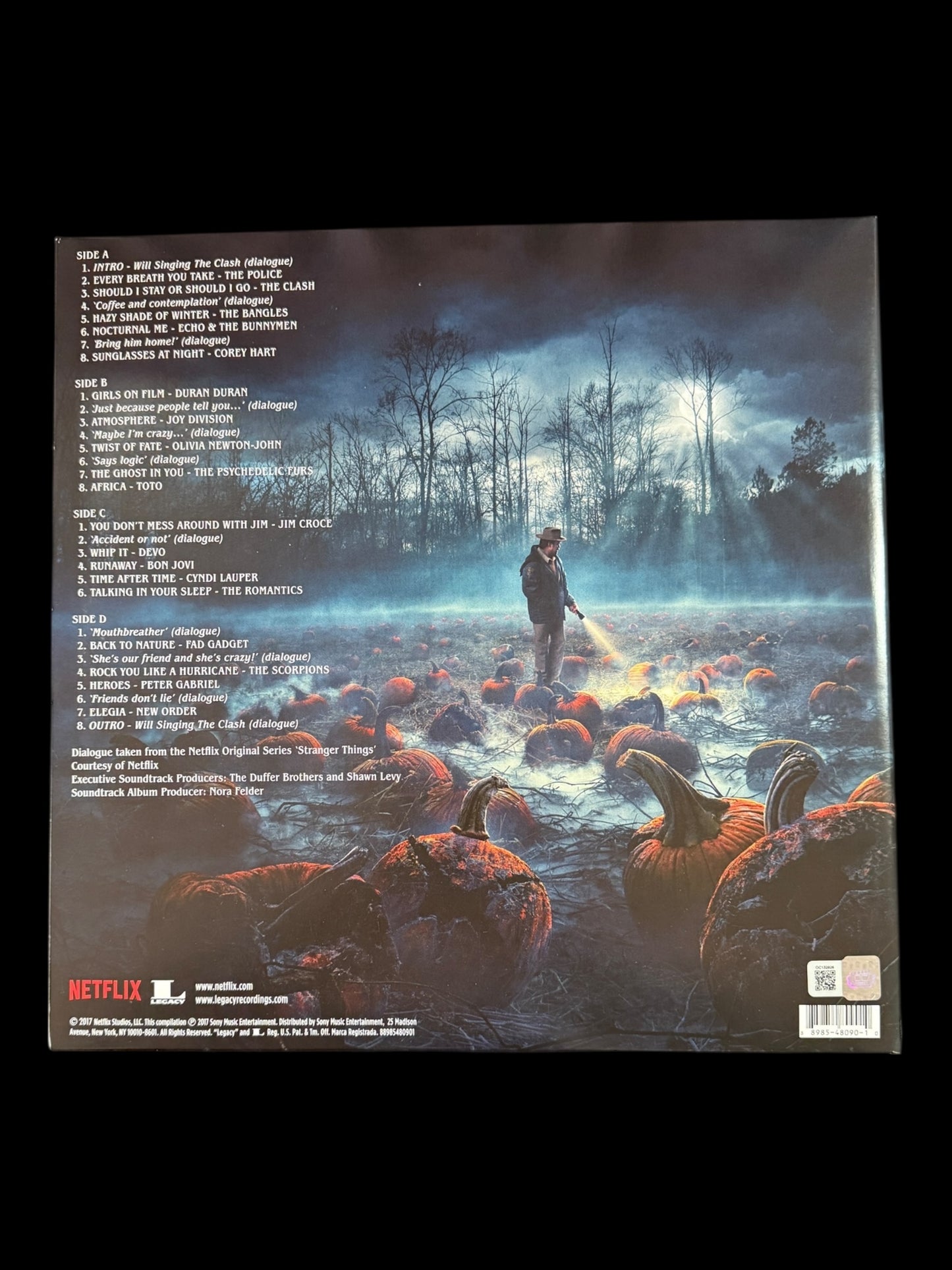 Mark Steger signed Netflix Stranger Things Original Series Soundtrack LP - Purple