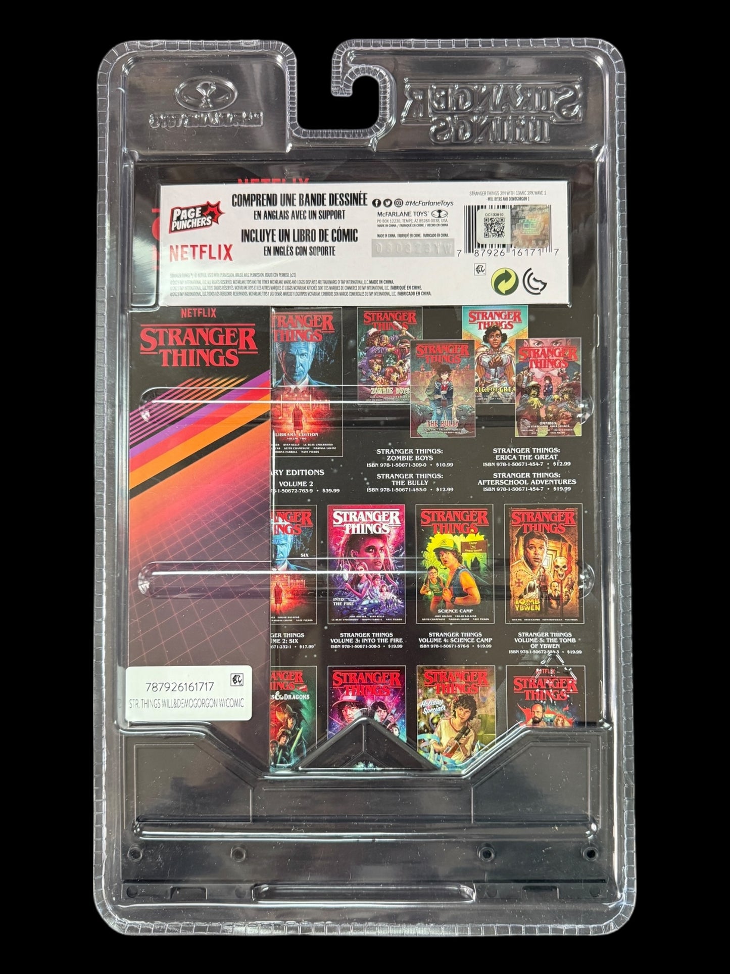 Mark Steger signed Netflix Stranger Things Page Punchers Will Byers & Demogorgon