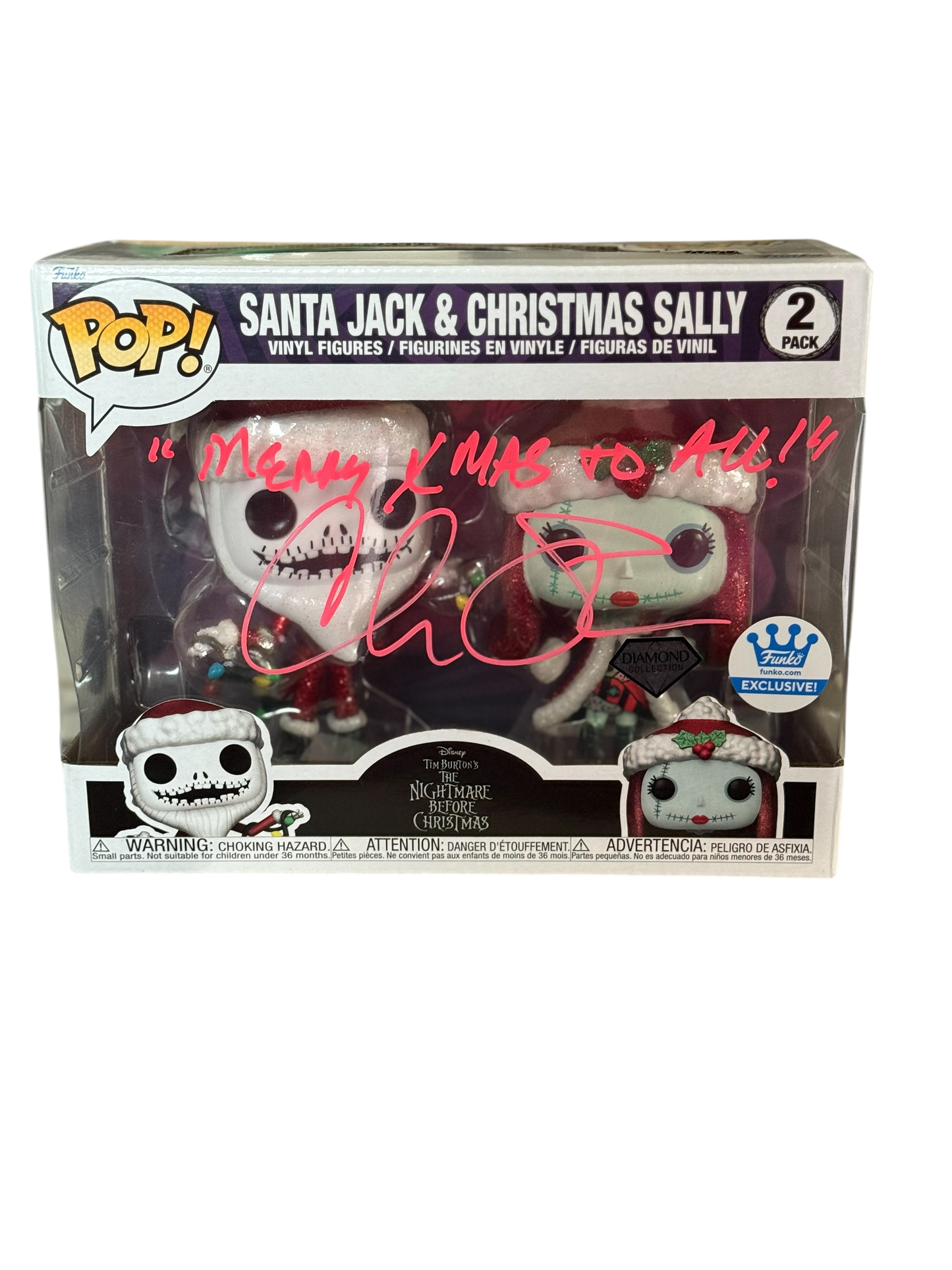 Chris Sarandon Signature Series: The Nightmare Before Christmas Santa Jack and Christmas Sally  2 Pack (#/10)