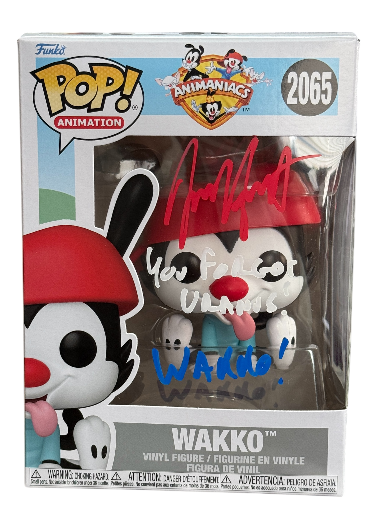 Jess Harnell: Animaniacs Wakko Funko Pop! #2065 (#/25)