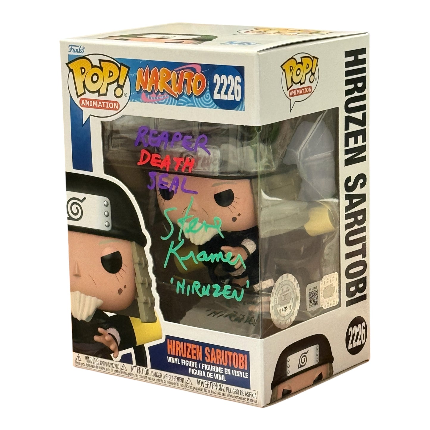Steve Kramer: Naruto Hiruzen Sarutobi Funko Pop! #2226 (#/25)
