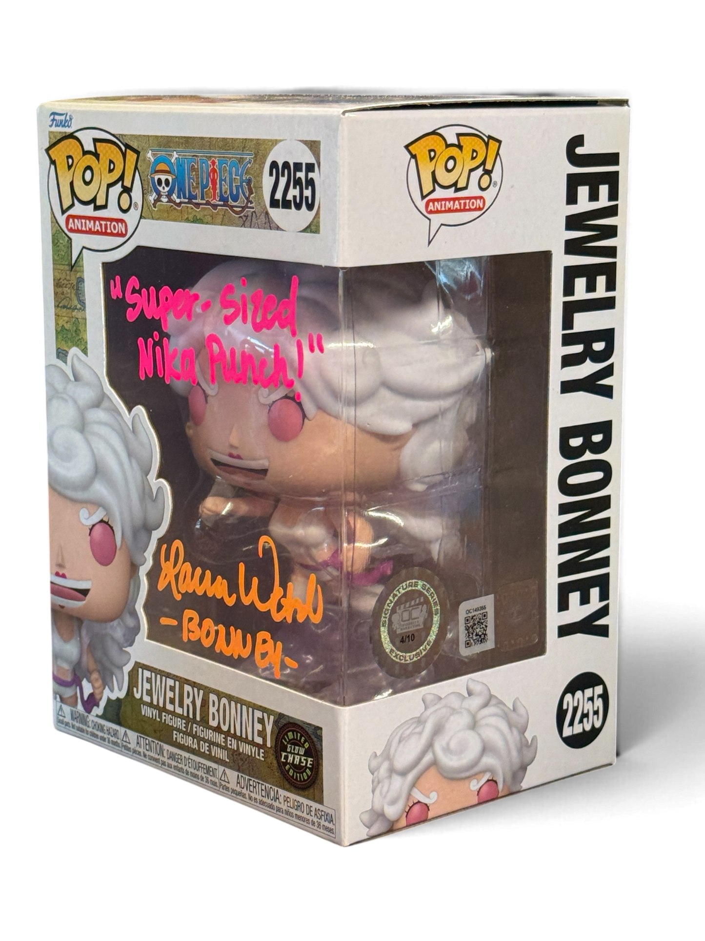 Laura Wetsel: One Piece CHASE Glow Jewelry Bonney Funko Pop! #2255 (#/10)