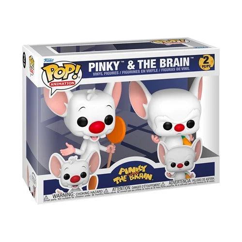 Rob Paulsen signed Pinky & The Brain 2 Pack Funko Pop! (Pre-Order)