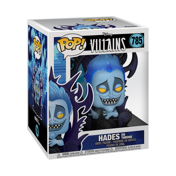 Nik Ranieri signed Disney Villains Hades on Throne Funko Pop! #785 (Pre-Order)