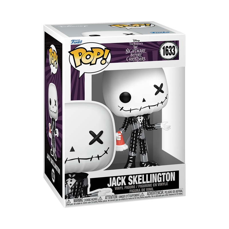 Chris Sarandon signed The Nightmare Before Christmas Jack Skellington (Patchwork) Funko Pop! #1633 (Pre-Order)