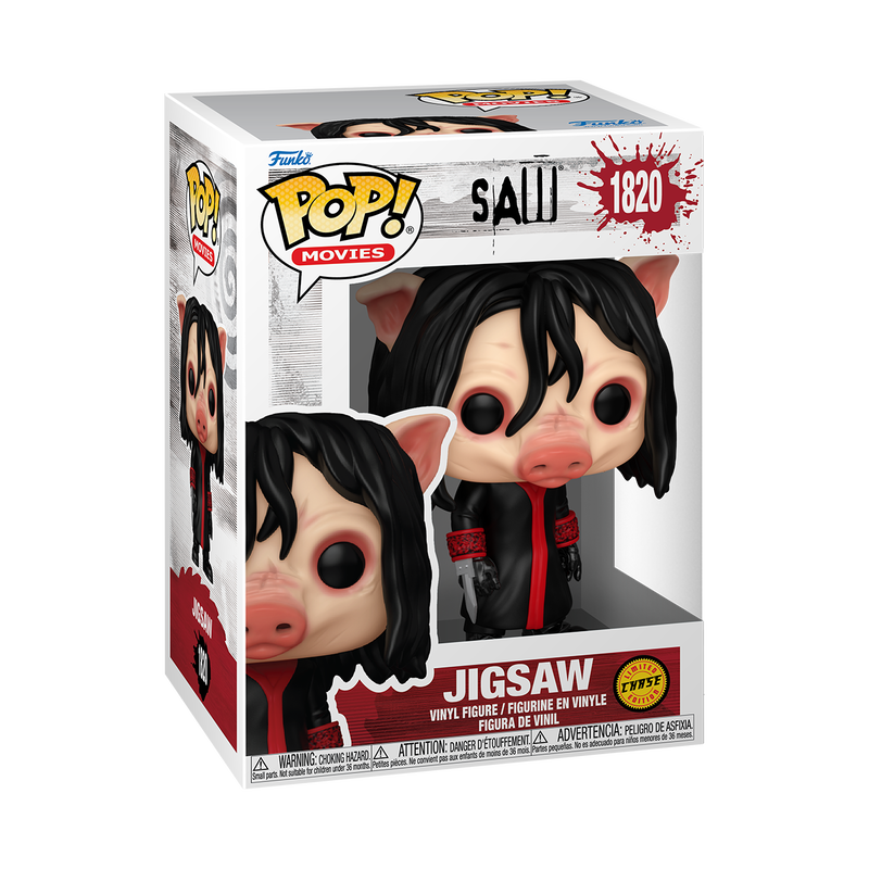Tobin Bell Signed Saw Jigsaw Limited Edition CHASE Funko Pop! #1820 (Pre-Order)