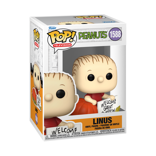 Jeremy Miller signed Peanuts Linus Funko Pop! #1588