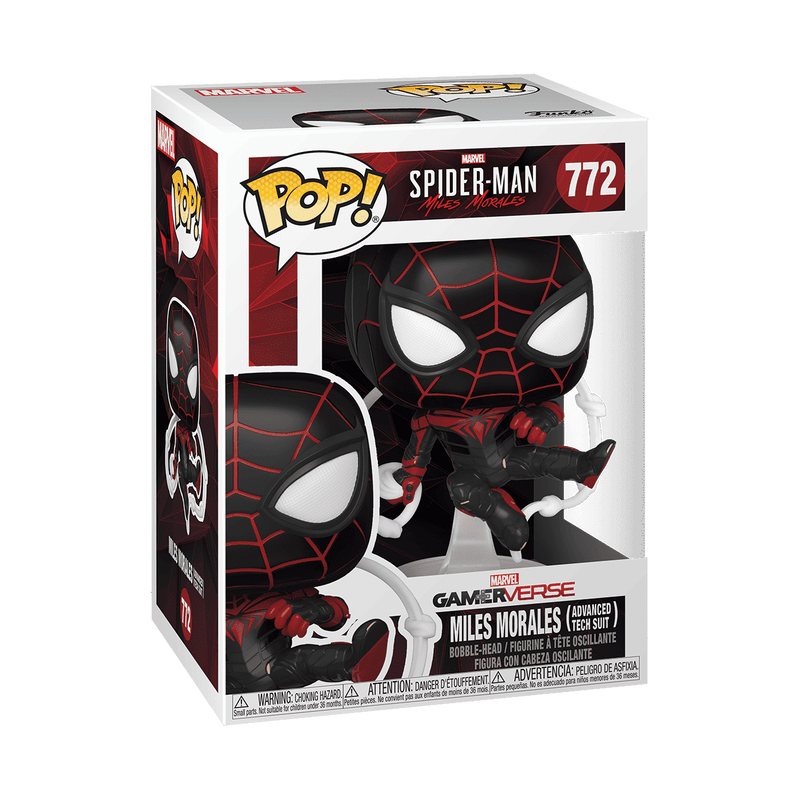 Shameik Moore signed Marvel Spider-Man Miles Morales Gamer-Verse Advanced Tech Suit Funko #772 (Pre-Order)
