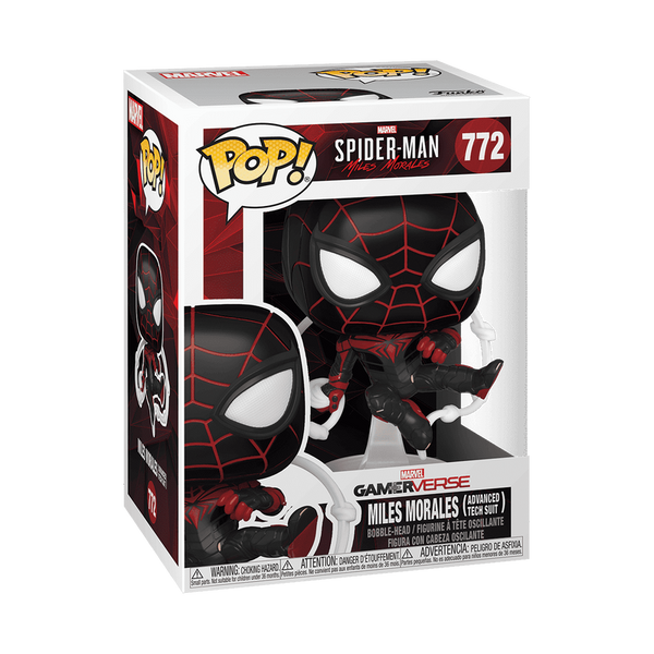 Shameik Moore signed Marvel Spider-Man Miles Morales Gamer-Verse Advanced Tech Suit Funko #772 (Pre-Order)
