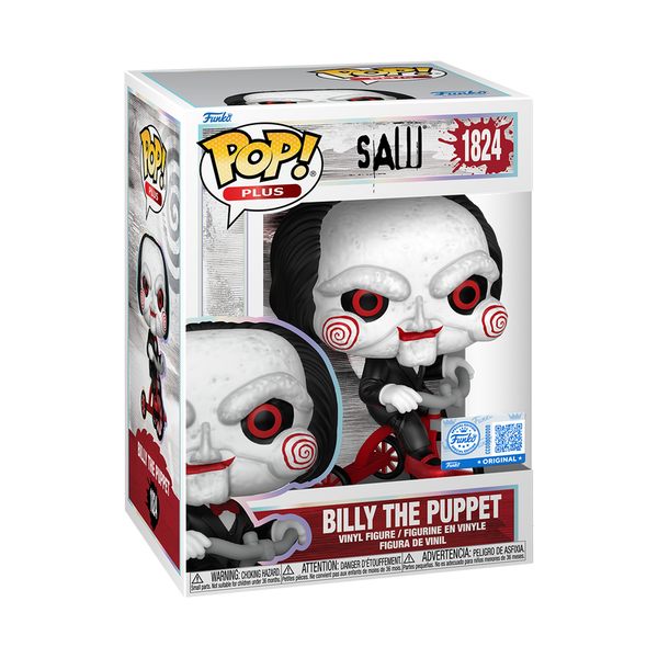 Tobin Bell Signed Saw Billy The Puppet Funko Special Edition Funko Pop! #1824 (Pre-Order)