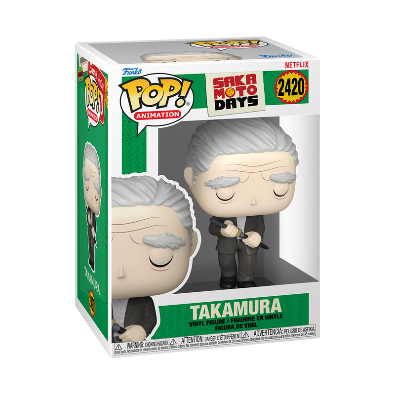 Keythe Farley signed Netflix Sakamoto Days Takamura Funko Pop! #2420 (Pre-Order)