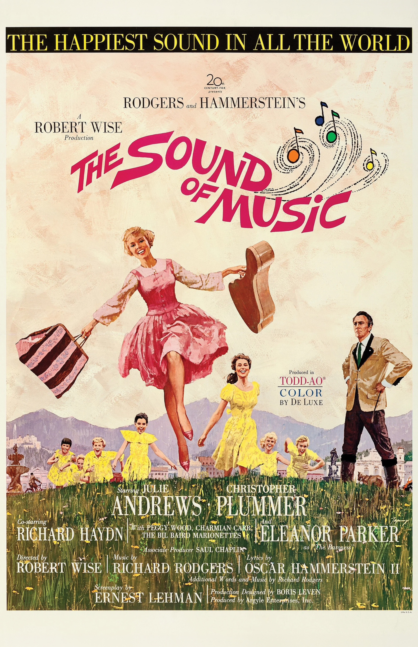 The Sound of Music Cast Multi-Signature Poster Photo #2 – Choose Your Signer