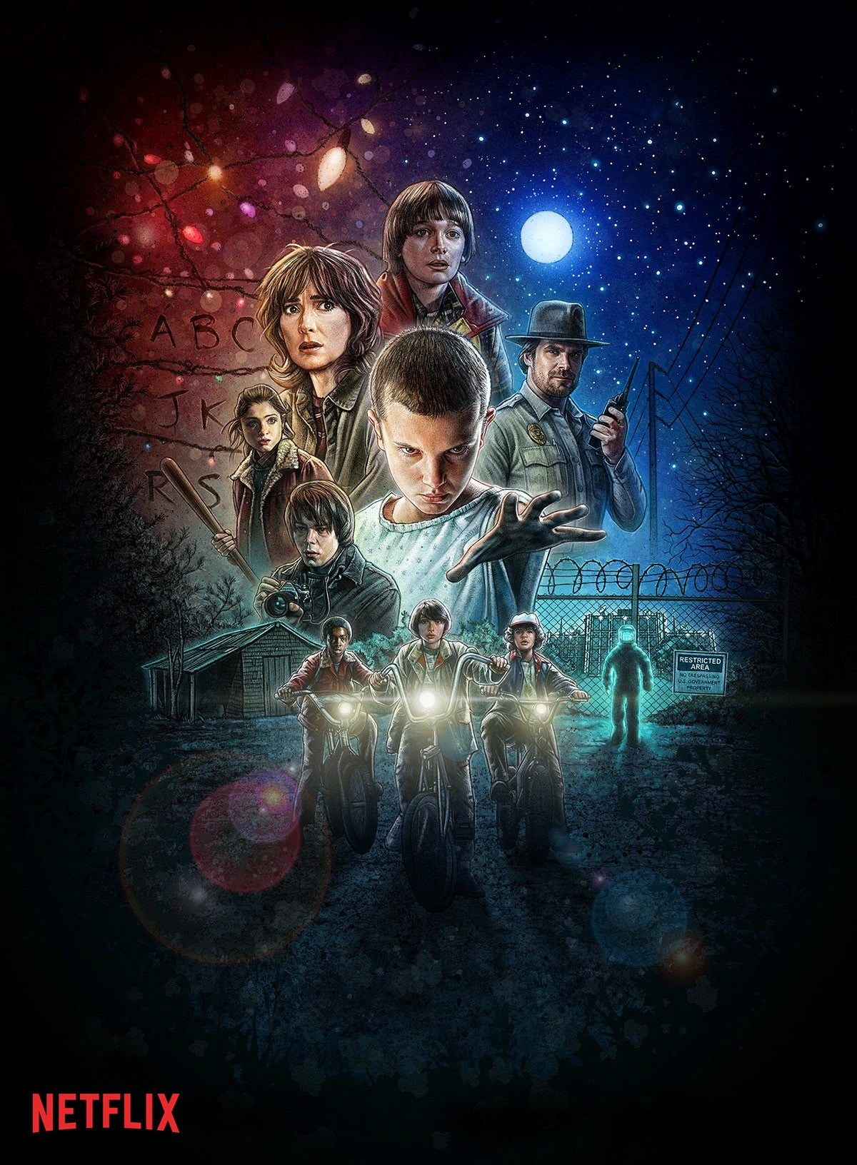 Mark Steger signed Stranger Things Poster #1 (8x10, 11x17) Pre-Order