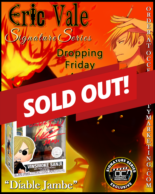 Eric Vale Signature Series: One Piece Vinsmoke Sanji Funko #398 (#/50)