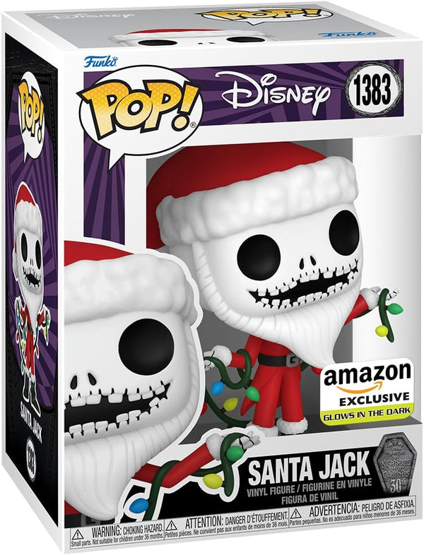 Chris Sarandon signed Amazon Exclusive Glow in the Dark Disney NBC Santa Jack Funko #1383 (Pre-Order)