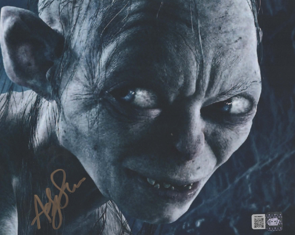 Andy Serkis signed 8x10 Gollum Lord of the Rings photo