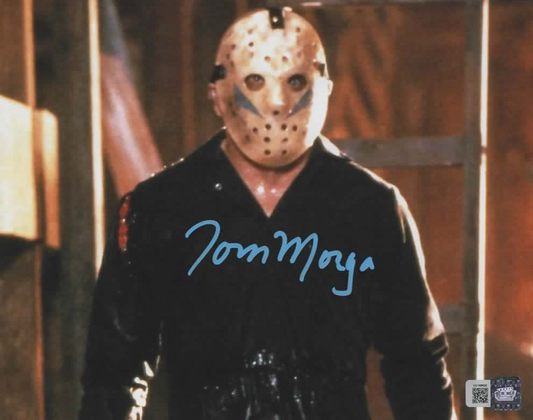 Tom Morga signed Friday the 13th Jason Voorhees 8x10 Photo