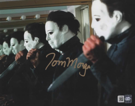 Tom Morga signed Halloween Michael Myers 8x10 Photo
