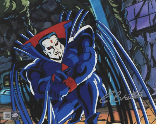 Chris Britton signed Marvel X-Men Mister Sinister 8x10 Photo A