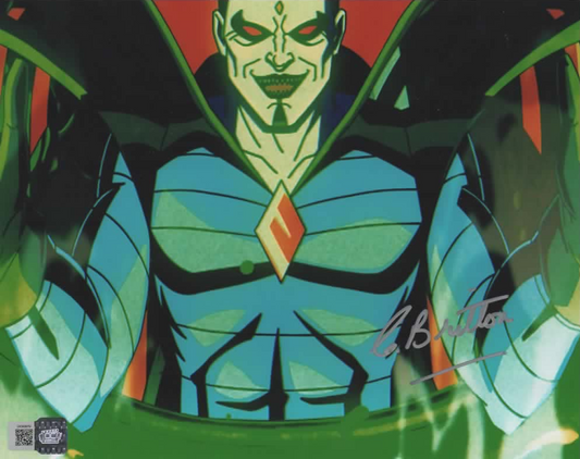 Chris Britton signed Marvel X-Men Mister Sinister 8x10 Photo C
