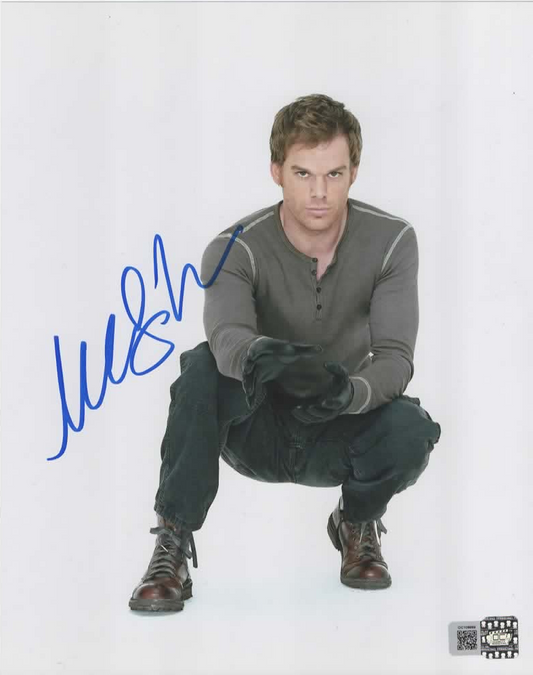 Michael C. Hall signed 8x10 Dexter Morgan photo E