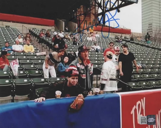 Randy Quaid signed 8x10 Major League stadium photo OCCM QR code Autographed