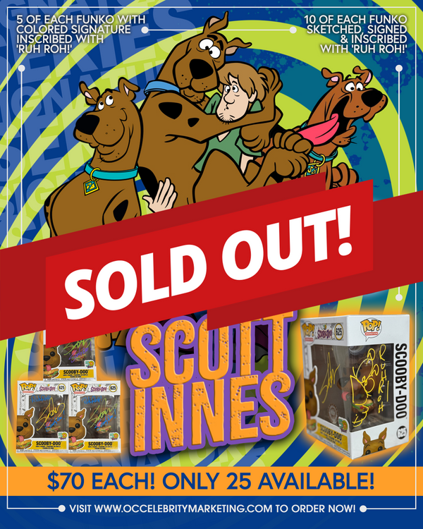 Scott Innes Signature Series: Scooby-Doo! 50 Years Funko Pop! #625 (#/5,5,5,10)