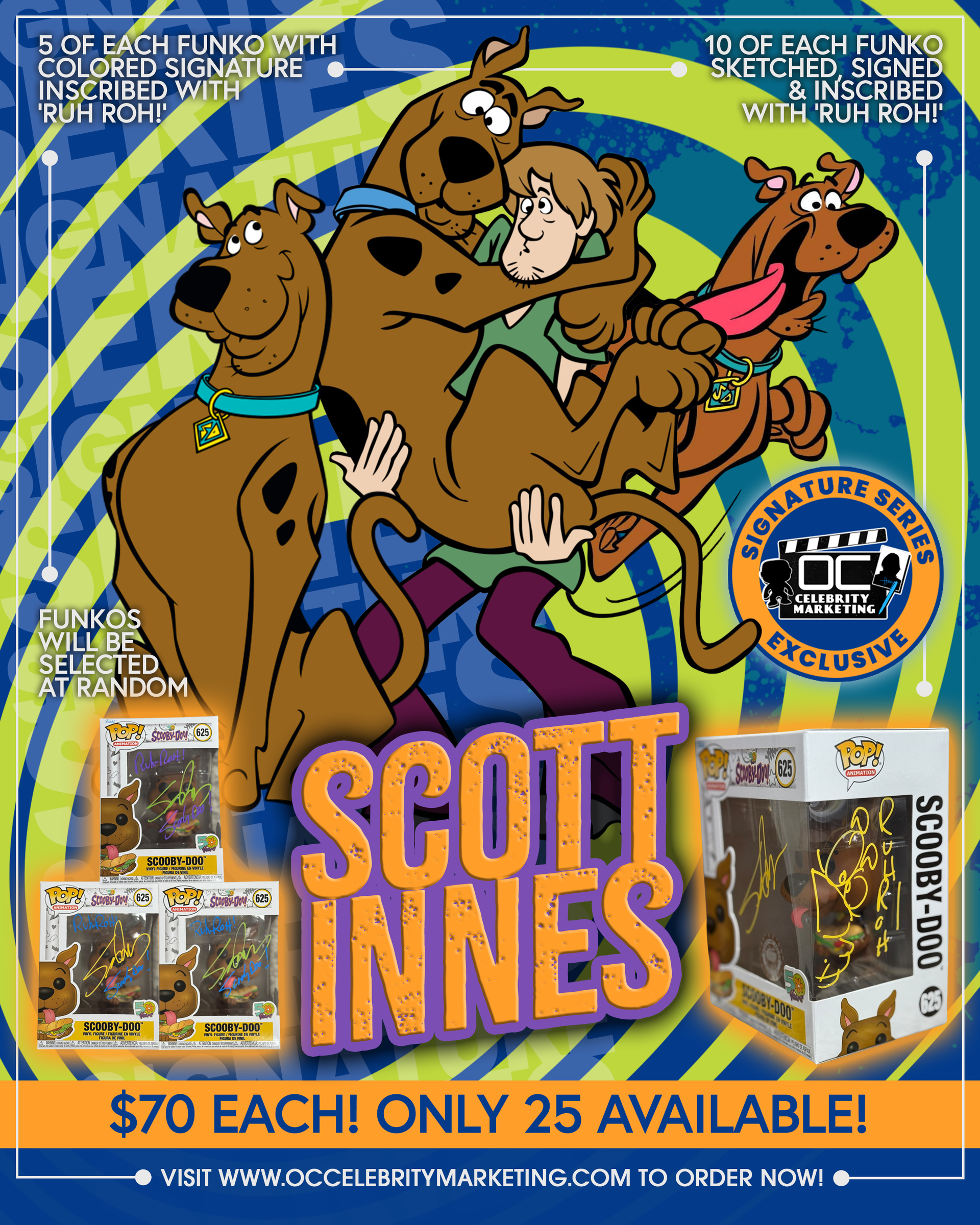 Scott Innes Signature Series: Scooby-Doo! 50 Years Funko Pop! #625