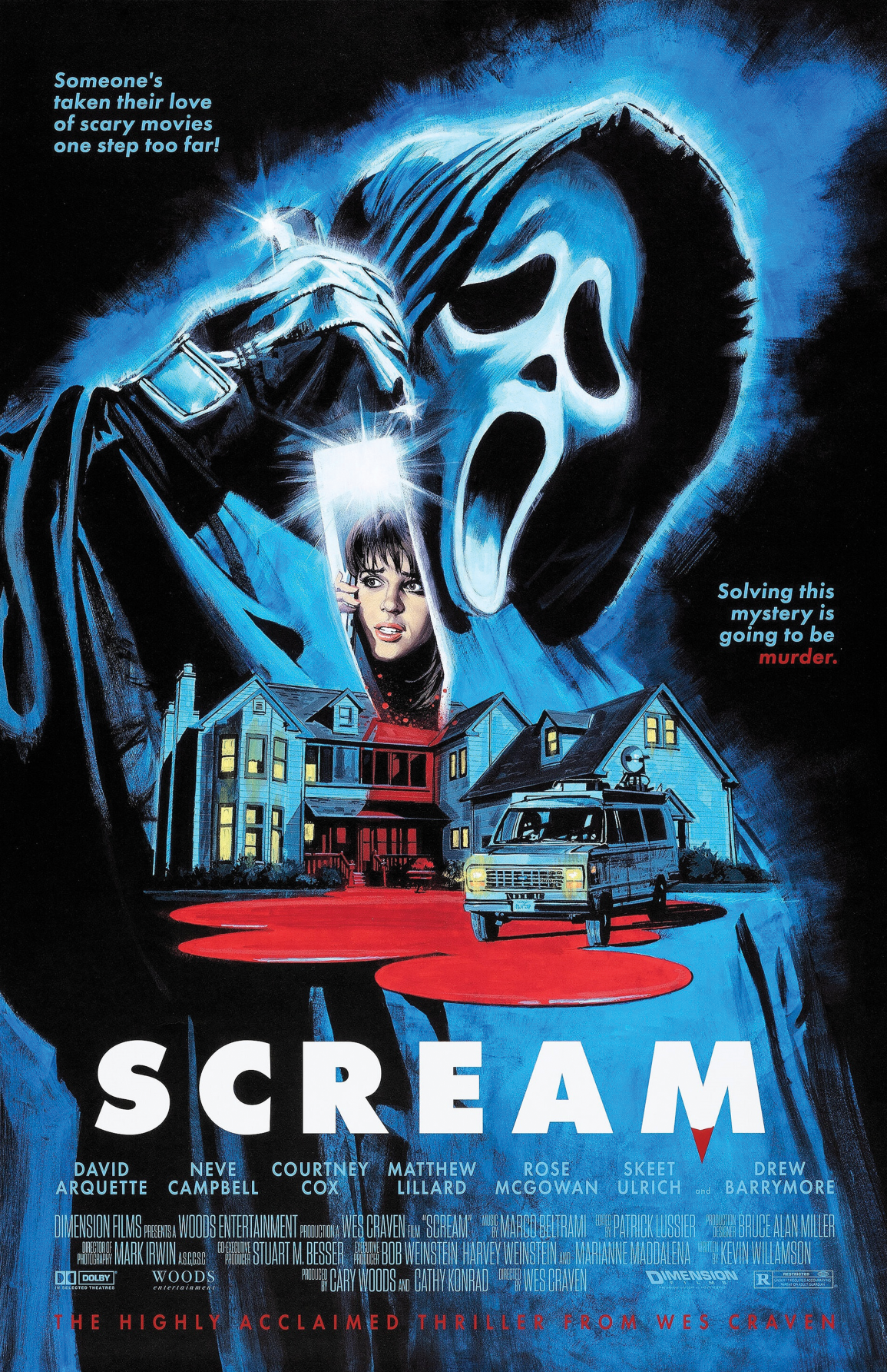 Skeet Ulrich signed Scream (1996) Movie Poster Photo #2 (8x10, 11x17) Pre-Order