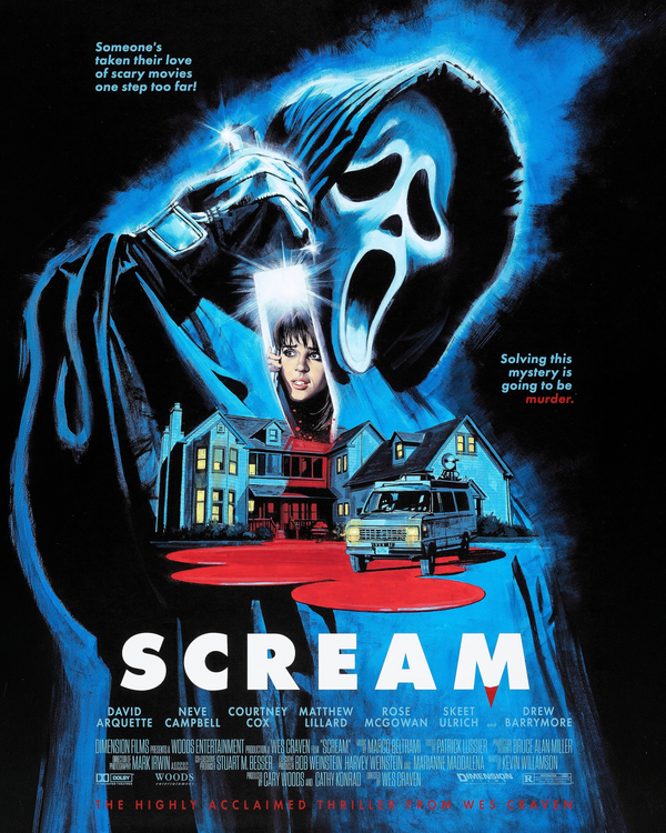 Skeet Ulrich signed Scream (1996) Movie Poster Photo #2 (8x10, 11x17) Pre-Order