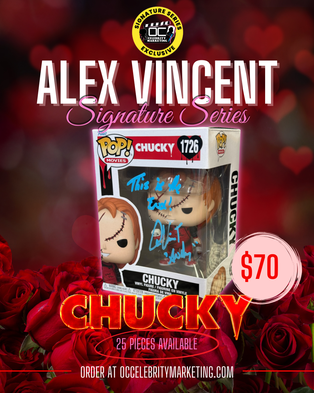 Alex Vincent Signature Series Chucky Funko Pop! #1726 (#/25)